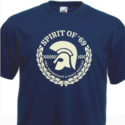 T-SHIRT SPIRIT OF '69 - Rocksteady Ska Studio One Rude Boy Trojan Skin Reggae