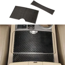 Real Carbon Fiber Console Storage Box Cover Trim For Toyota Highlander 2008-2013