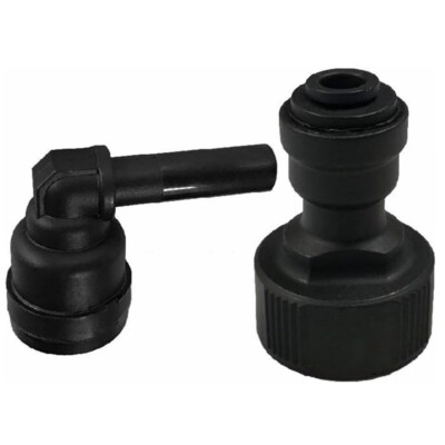 Fitting For Direct Water Line Hookup with Elbow for Keurig Commercial Brewers