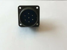 New MS3102A24-2P 7 pin amphenol military panel box mount / bulkhead connector