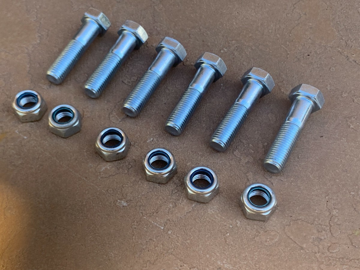 Rotary Cutter Cross Shaft Flex Coupler Kit – Pads, Bolts, Washers For Rhino, Woods, Land Pride