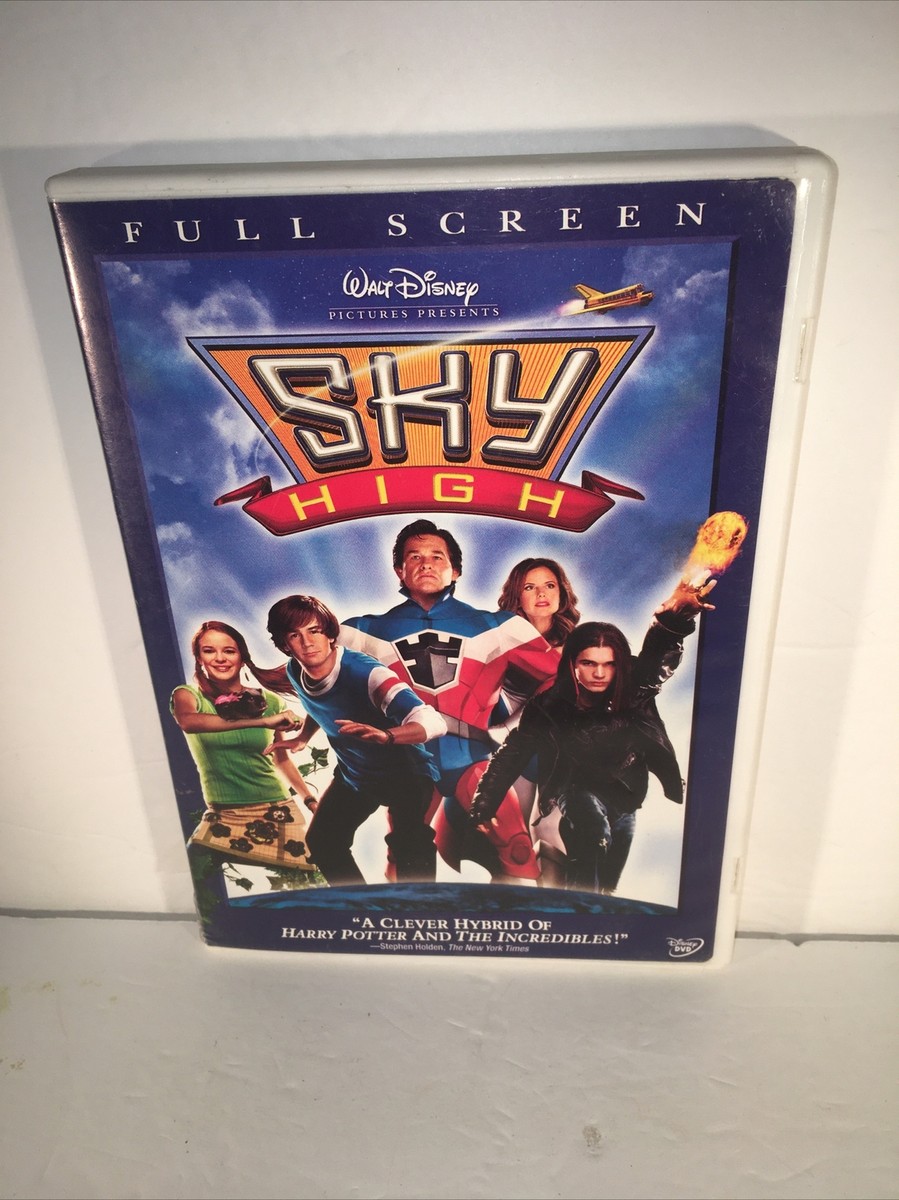 Sky High DVD Full Screen Disney Kurt Russell Kelly Preston