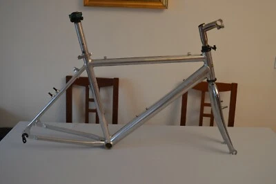 Vintage old Aluminium mtb mountain bike frame & steel fork - Image 1 of 4