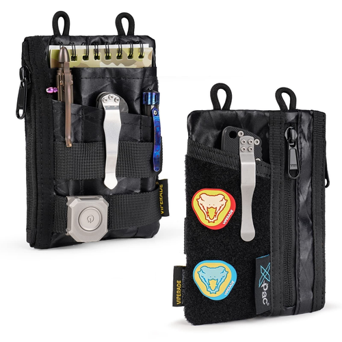 VIPERADE VE16 Pocket Organizer, EDC Pouch for Men, 7 Pockets EDC Pocket Organ...
