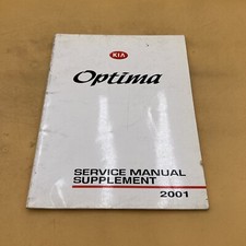 2001 ‘01 Kia Optima Service Repair Maintenance Manual Supplement, Factory OEM