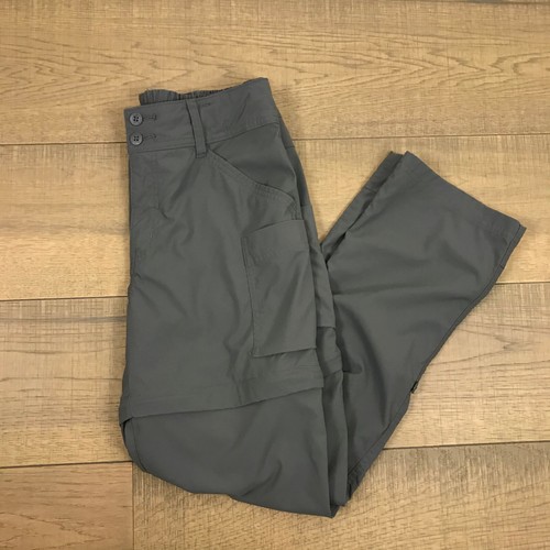 REI Pants Girls Size L Gray Sahara Convertible Hiking Cargo Outdoor Performance - Picture 3 of 14