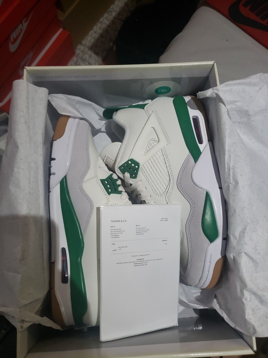 Size 7 - Jordan 4 Retro SP x Nike SB Mid Pine Green | eBay
