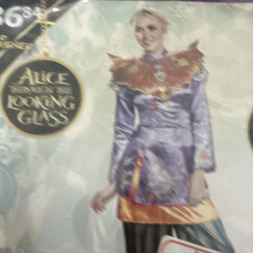 Deluxe Alice Through the Looking Glass Asian Style Costume, NWT, Purple Green - Picture 6 of 12