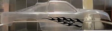Vinyl paint masking, stencil, decal for Slash RC body (Internal Flame)