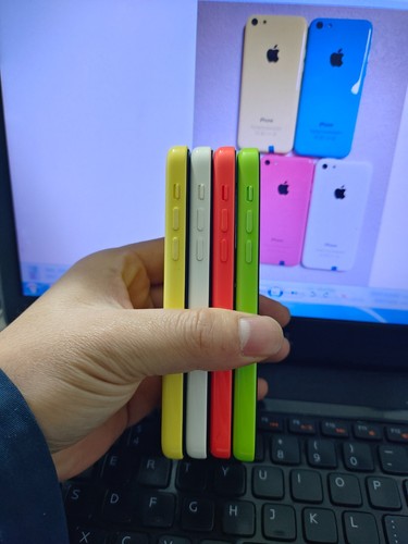 90%N ew A+ Apple iphone 5C UNlocked 8GB White/Yellow/Green/Pink/Blue Good Gift - Afbeelding 10 van 13