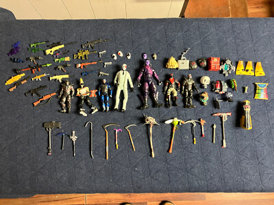 Fortnite Figure and Weapon Accessory Lot Guns  - Wildcard - Drift - Ruin