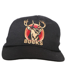 Vintage 1990s BUCKS Cigarettes Buck The System Hat Snapback Cap Made In USA