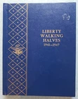 1941-1947   Liberty Walking Halves Collection Book -  20 Coins
