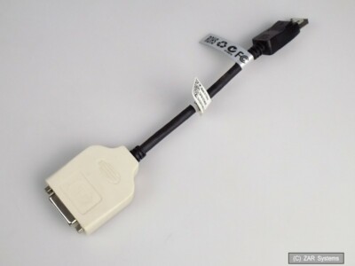 DELL 0F388M, 023NVR, 0XT623 Adapter Cable Kabel Displayport DP auf  DVI-D Dual