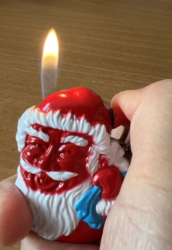 Nachfüllbare Gas Feueranzünder Sammlung Happy Christmas Geschenk Neu