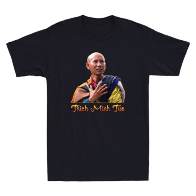 Thich Minh Tue Master Vietnam Buddha Vietnamese Funny Graphic Men's T-Shirt Top