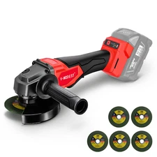 Cordless Angle Grinder Compatible Milwaukee 18V Battery 4-1/2" to 5" Brushless