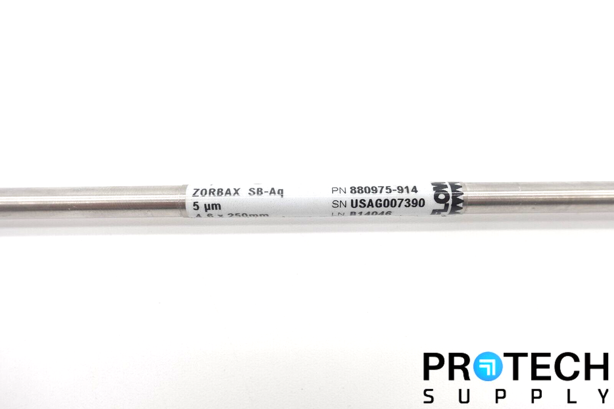 Agilent ZORBAX SB-Aq 5µm 4.6 x 250mm 880975-914 with WARRANTY | eBay