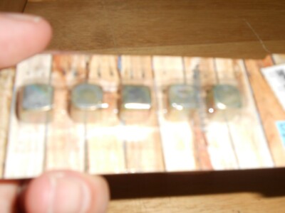 Vintage Circa 1960s Jacks Game W 27 Metal Colored Jacks & Red Ball In - Foto 2