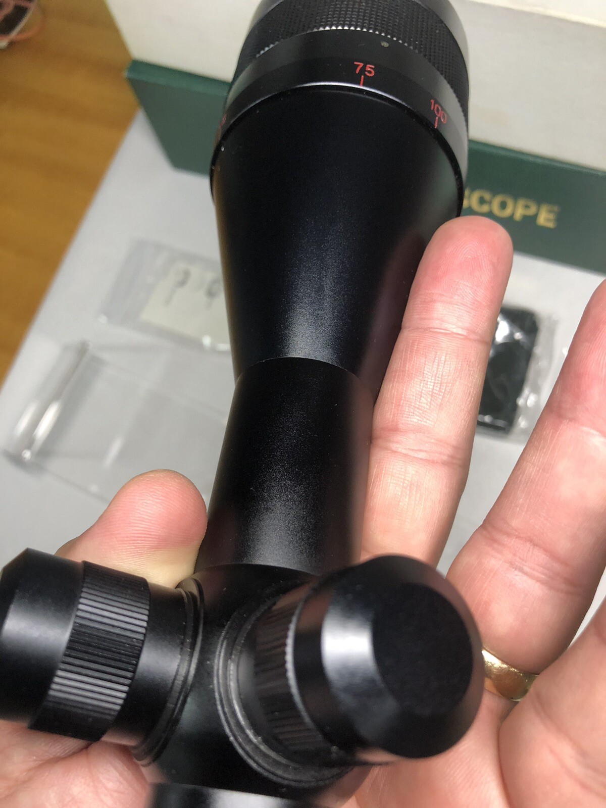 HAKKO ? JAPAN made 310x56 AO ILLUMINATED Center Dot Rifle Scope,30mm