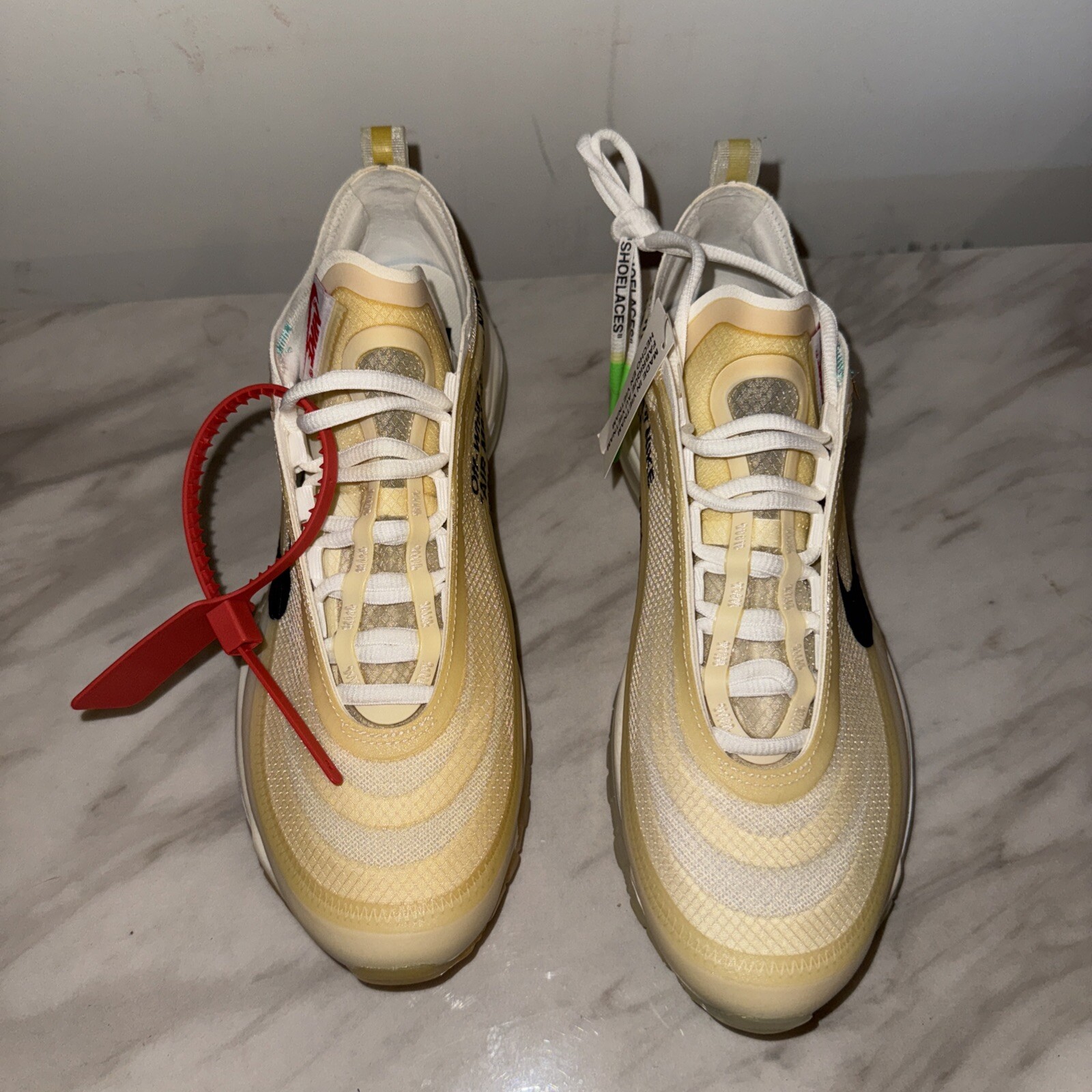 OFF WHITE X NIKE Nike Air Max 97 OG x OFF WHITE The Ten 2017 taglia 7 5 AJ4585 100