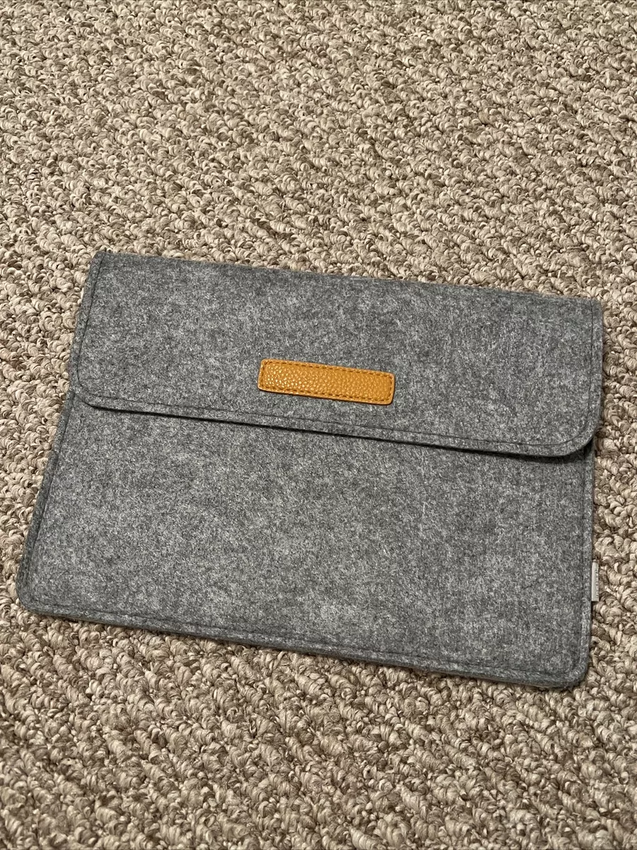Inateck 12 Inch Laptop Sleeve Case Felt Accessory Bag Light Gray