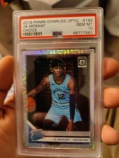 Ja Morant 2019 Panini Optic Choice Mojo Rookie RC PSA 10 GEM MINT Memphis SP SSP