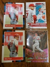 2022 Donruss MIKE TROUT Unleashed Pink Fireworks + Retro Var + Diamond Kings lot