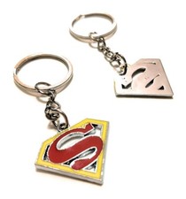 DC Comics SUPERMAN Classic retro Logo Movie Key chain cosplay Keychain USA
