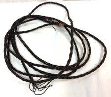 One KIMBER KABLE 15 Feet of Brown & Black 8 Strand Speaker Cable ~ No Connectors
