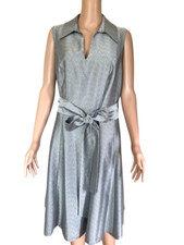 SIGNATURE BY ROBBIE BEE Women's Sz 14W Silver/Grey Dress ** NWT (MSRP $89) **