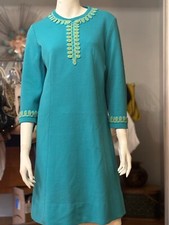 Vintage Patty Petite Knits Dress Size Unknown Teal Color