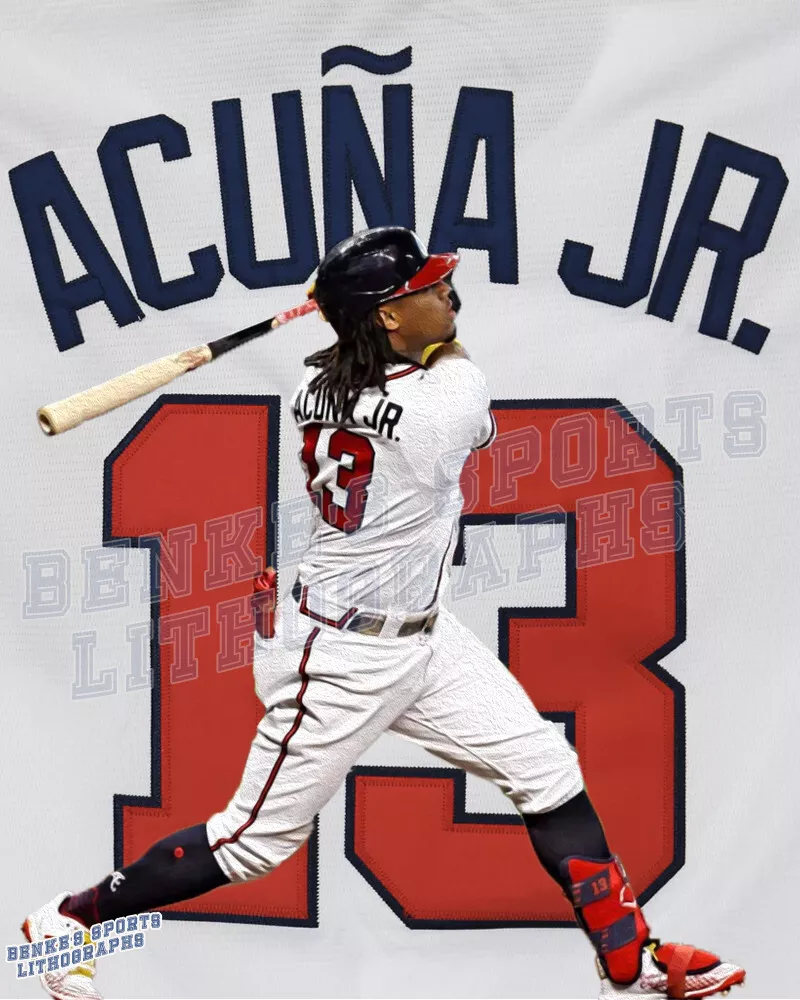 Download Ronald Acuna Jr Red Wallpaper