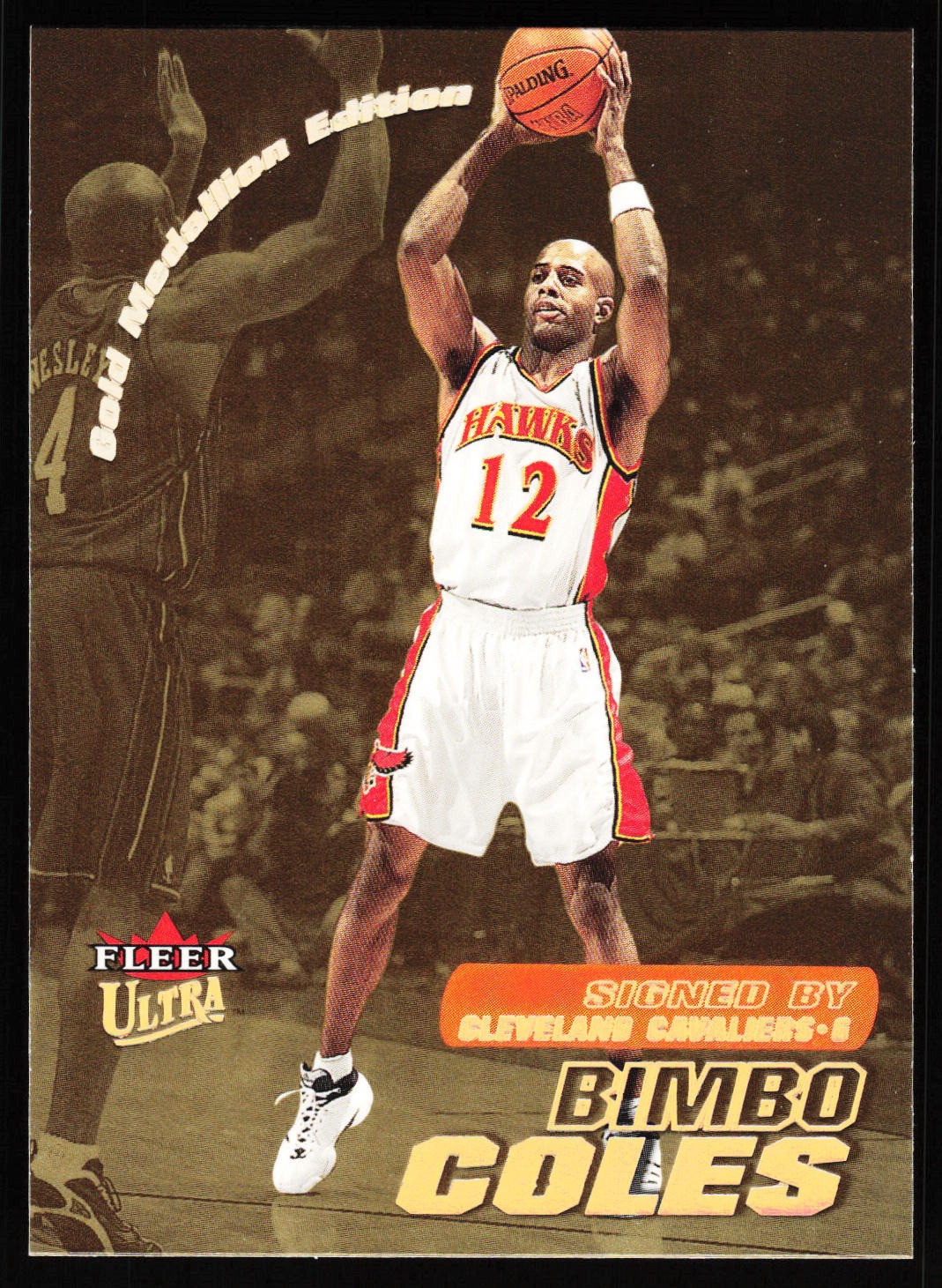 2000-01 Ultra #166G Bimbo Coles Gold Medallion