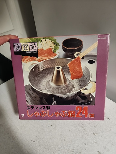 Japanese Stainless Steel Shabu Shabu Nabe Hot Pot 26cm Made in JAPAN DR-4222 F/S