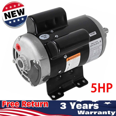 #ad 5HP 3450 Rpm Air Compressor Motor 56283138 Fits Ingersoll Rand 230V 7 8#x27;#x27; Shaft $322.00