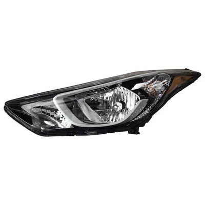 Left Headlight Assy 92101-3Y500 ABS Housing Heavy-Duty Polycarbonate w/Bulbs
