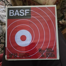 BASF LP 35 Long Play Reel Tape 18cm 540m 7 in 1800 ft New Sealed Made In Germany