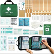 Active ERA UK 220 Piece Premium First Aid Kit Bag Home Emergency - VAT REG