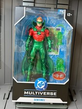 McFarlane DC Multiverse Sentinel Alan Scott Green Lantern Platinum Chase 7  NEW