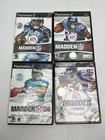 Lot of 4 Games Sony PlayStation 2 PS2 Madden NFL 2005,Madden NFL 06,07,08