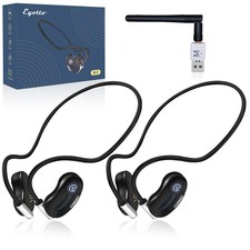 Wireless Headphones for PC Watching, PC Headphones Wireless for Seniors