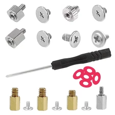 Set Di Viti M.2 SSD Vite per Scheda Madre PC ASUS Gigabyte Asrock Msi M2 Nvme SS