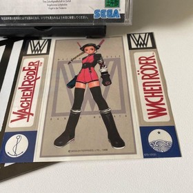 WACHEN R&Ouml;DER Sega Saturn Wachen R&ouml;der with Bonus Sticker
