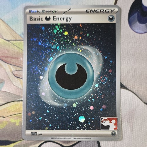 Pokémon Basic Darkness Energy Holo Promo 007 Scarlet & Violet Energies EN