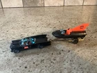 Vintage 1960s Corgi Batmobile and Glastron Bat Boat On Trailer with Figures Rare