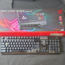 ASUS ROG Strix Scope Deluxe RGB Mechanical Gaming Keyboard Cherry MX RGB Switch