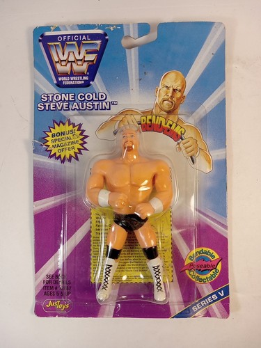 WWF Bend Ems Stone Cold Steve Austin Wrestling Act...