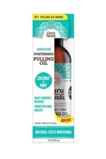 Guru Nanda Oil Pulling Oral Rinse 8oz w/ Vitamins & Oils EXP 12/2026
