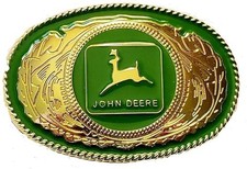 JOHN DEERE Belt Buckle, NEW RARE Not Made Anymore 
